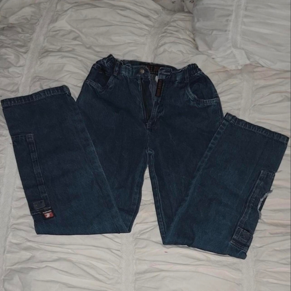Ed Hardy Women's Vintage Baggy Blue Jeans